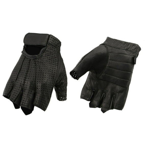 M Boss Motorcycle Apparel BOS37500 Mens Black Thermal Lined Padded Back Gauntlet Gloves with Reflective Piping M Boss Motorcycle Apparel BOS37500 Mens Black Thermal Lined Padded Back Gauntlet Gloves with Reflective Piping